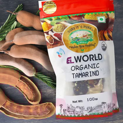 Elworld Agro & Organic Food Products Tamarind  100g