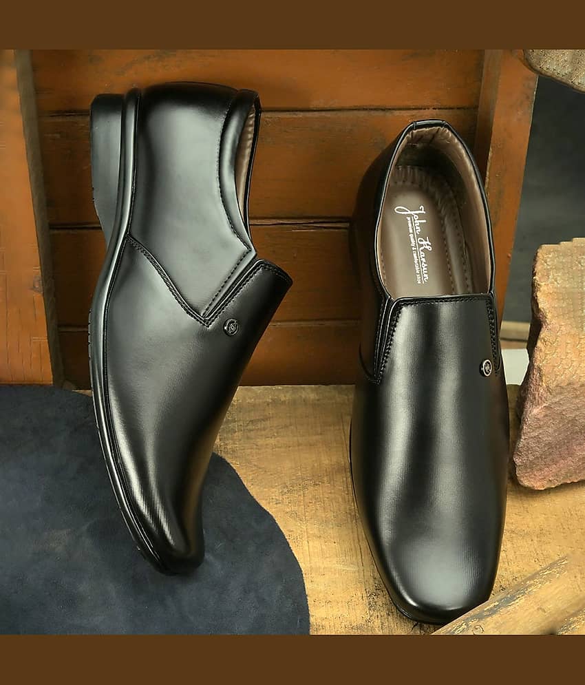 John Karsun - Brown Men's Slip On Formal Shoes