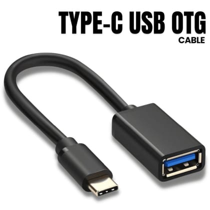 USB C OTG Cable, Adapter, Connector, Fast Charging, Data Transfer, Compatible with Laptops, Tablets, Smartphone