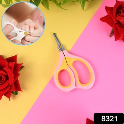 Baby Safety Nail Cutter Scissors for Safe Nail Clipping (1 Pc / Mix Color)