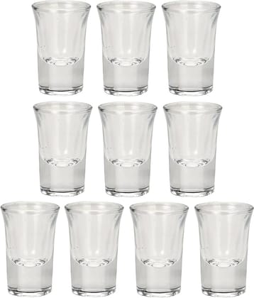 Afast Shot  Glasses Set,  30 ML - (Pack Of 10)