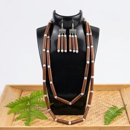 Tribal Wooden Bead Jewelry Set Tribal Wooden Bead Jewelry Set