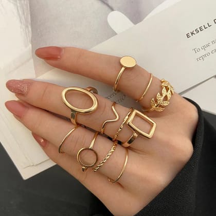 Pack of 11 Endless Elegance Rings Stack