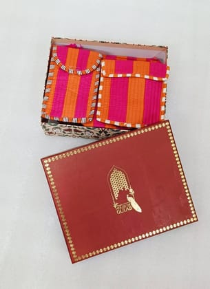 Rakhi Gift Box – Set of 5 Utility Pouches (3 Makeup Pouches, 1 Sunglass Pouch, 1 Sanitary Napkin Pouch)