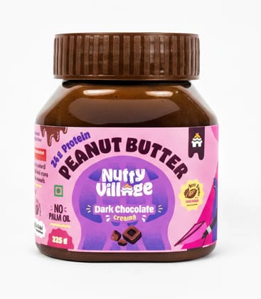 Nutty Village Dark Chocolate Peanut Butter Creamy 325 g