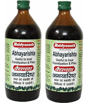 Baidyanath Abhayarishta Constipation Relief Liquid 220 Ml Pack of 2