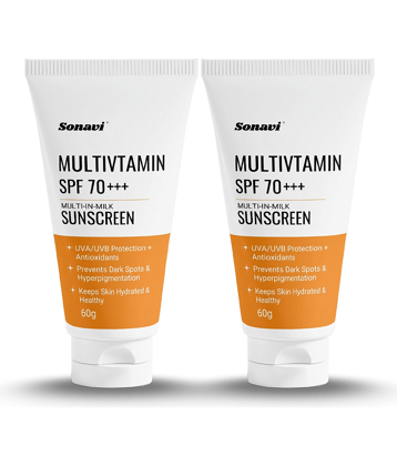 Sonavi SPF 70 Tan Optimiser Cream For Dry Skin ( Pack of 2 )