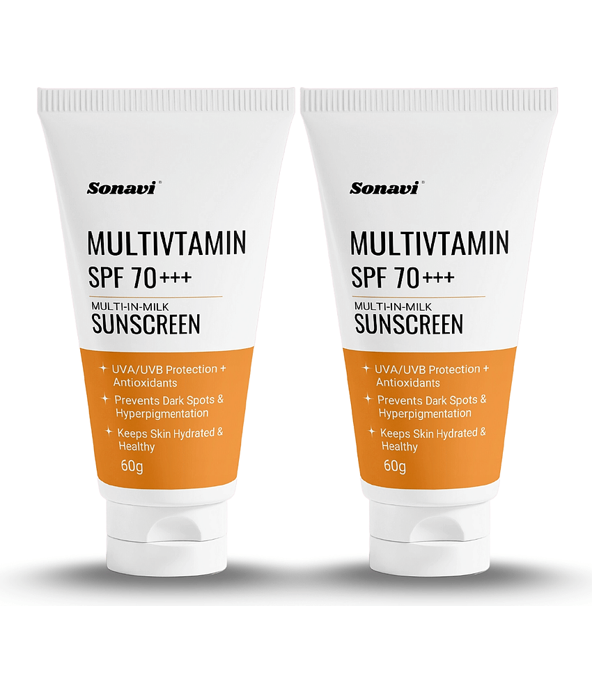 Sonavi SPF 70 Tan Optimiser Cream For Dry Skin ( Pack of 2 )
