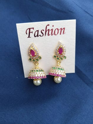 White Beaded Earrings White Beaded Earrings