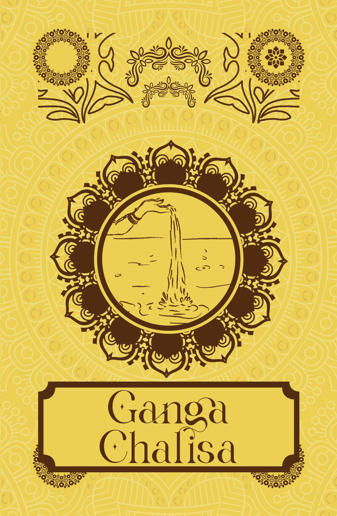 Ganga Chalisa [Premium Hardbound Edition] (In English and Hindi)