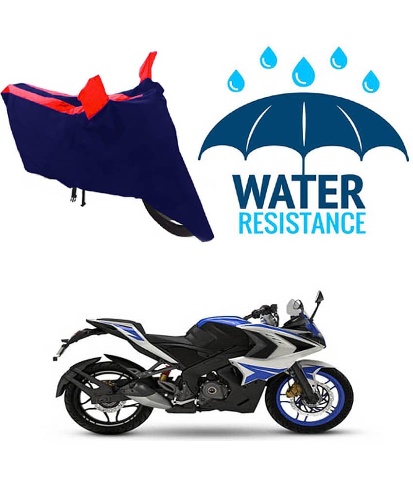 RONISH Bike Body Cover for Bajaj Pulsar RS 200 ( Pack of 1 ) , Red