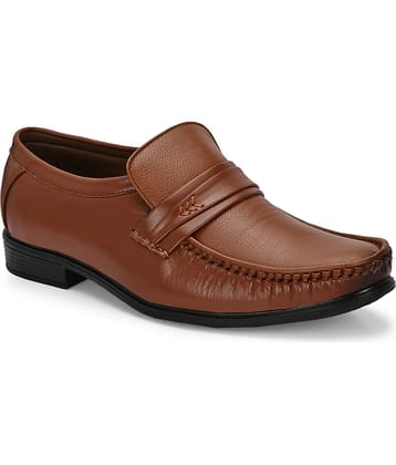Leeport - Brown Men's Mocassin Formal Shoes