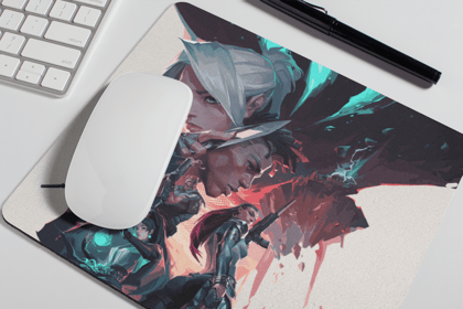 Valorant Theme Mouse Pad (9 X 7.5 Inches) - Gaming Mouse Pad
