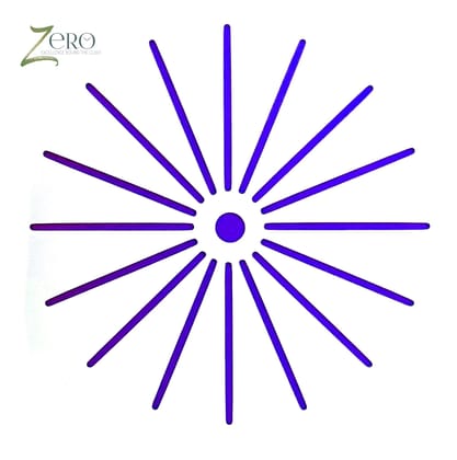 Imported Stencils- 5"*5"- Circular Lines Design Background