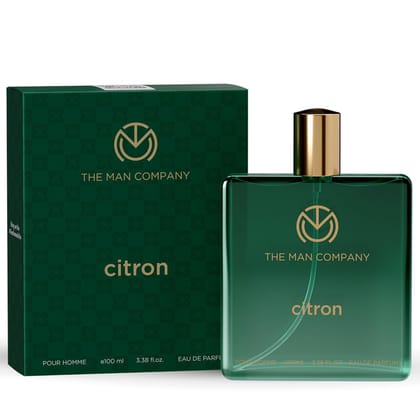 The Man Company Man Citron Perfume | Premium Long Lasting Citrus Fragrance Spray For Him | Eau De Parfum | Gift For Husband, Boyfriend | EDP - 100Ml | Valentine Gift For Man | Anniversary fragrance gift set | The Man Company Man Citron Perfume | Premium 