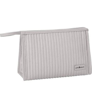 Jewellery Organiser PU Leather Zipper Portable Storage Box with Divider Container