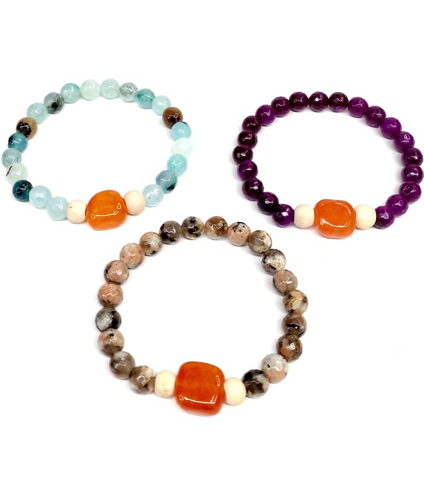 DAIVYA WELLNESS - Multicolor Bracelet ( Pack of 3 )