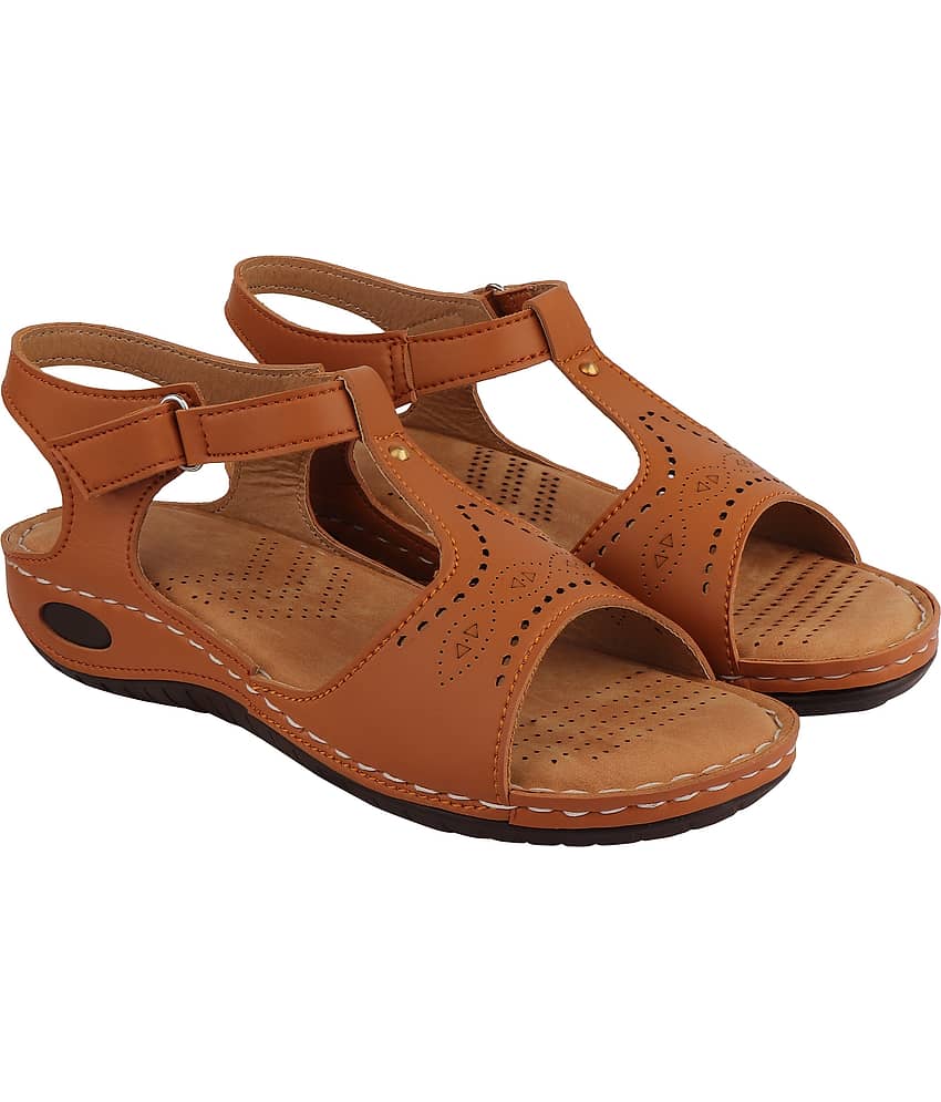 Shoetopia - Tan Women's Flats