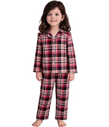 harshvardhanmart.com Pack of 1 Boys 100% Cotton Nightsuit Set ( Magenta )