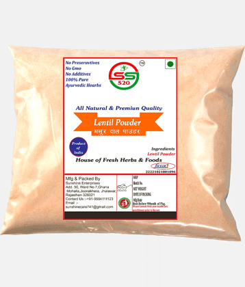 SS520 Masoor Dal Powder 100g. Red Lentil Herbal masur face wash 100 gm