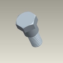 BOLT, FLANGE. 6 MM