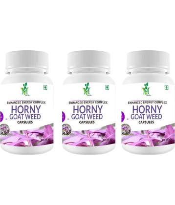 Honry Goat Weed Veg. Capsules Pack of 3 - 120's