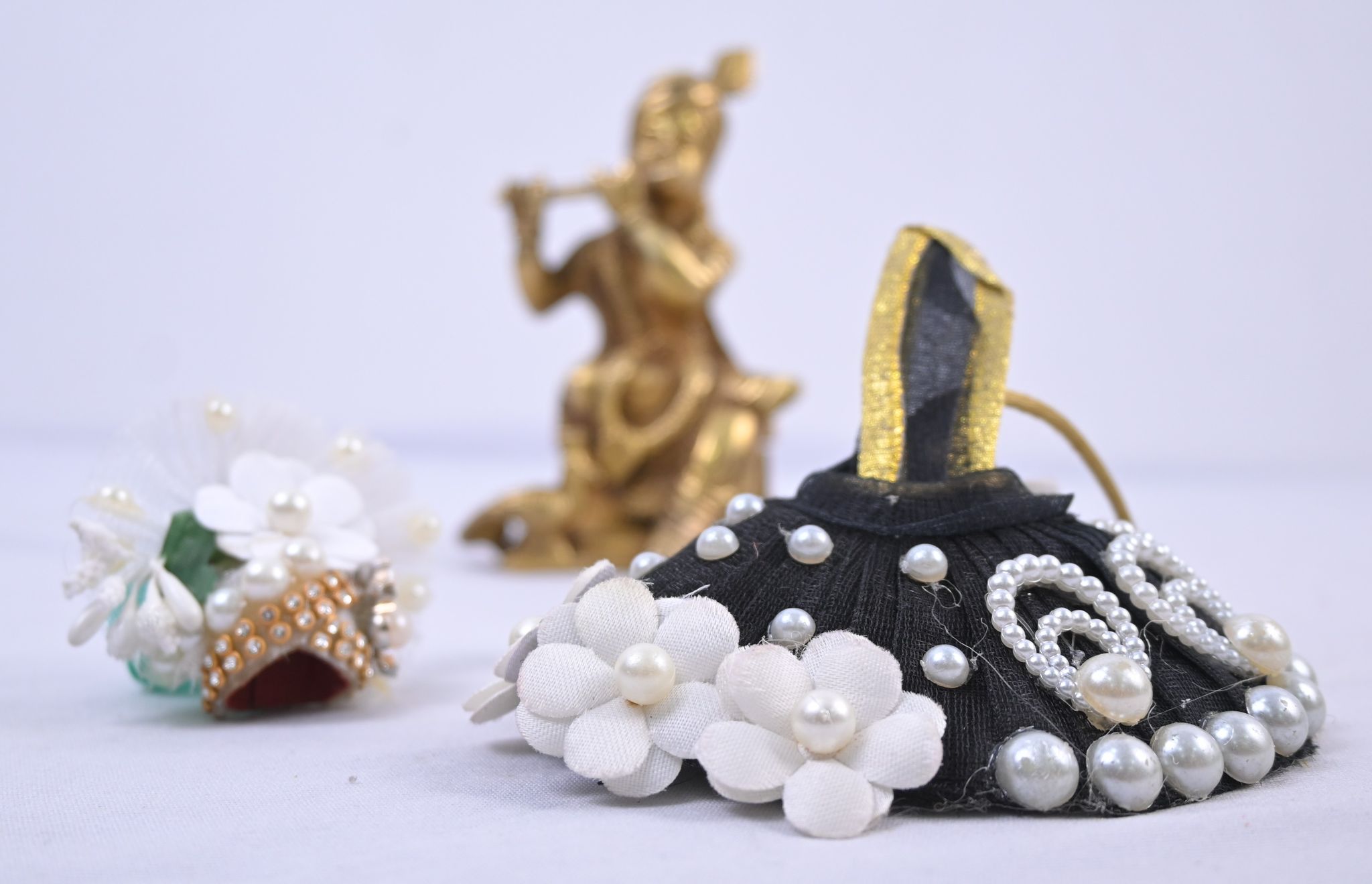 Black Pearl Designer Laddu Gopal Dress Set