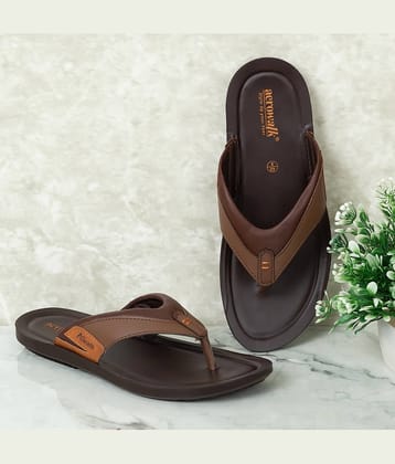 Aerowalk Brown Men's Thong Flip Flop