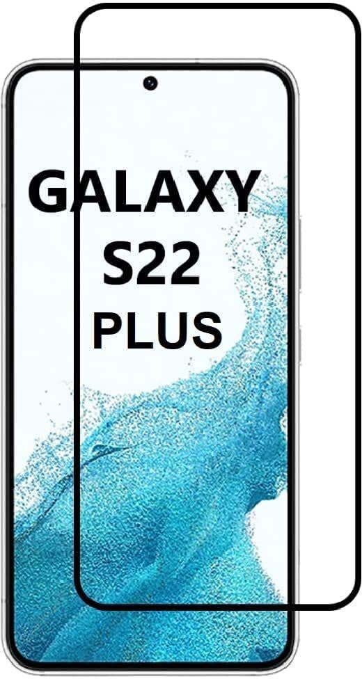 PLUGTECH Advanced Tempered Glass With Anti-Explosion 9H Hardness Edge-To-Edge Coverage Screen Guard for SAMSUNG S22 PLUS