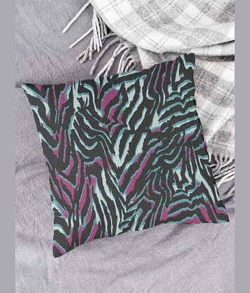 Houzzcode - Water Repellent Blue Polyester Pillow Covers 40x40x3 ( Pack of 1 )