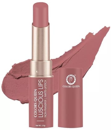 Luscious Lips Non Transfer Matte Highly Pigmented Long Lasting Lipstick For Women 3.5g - Gossip