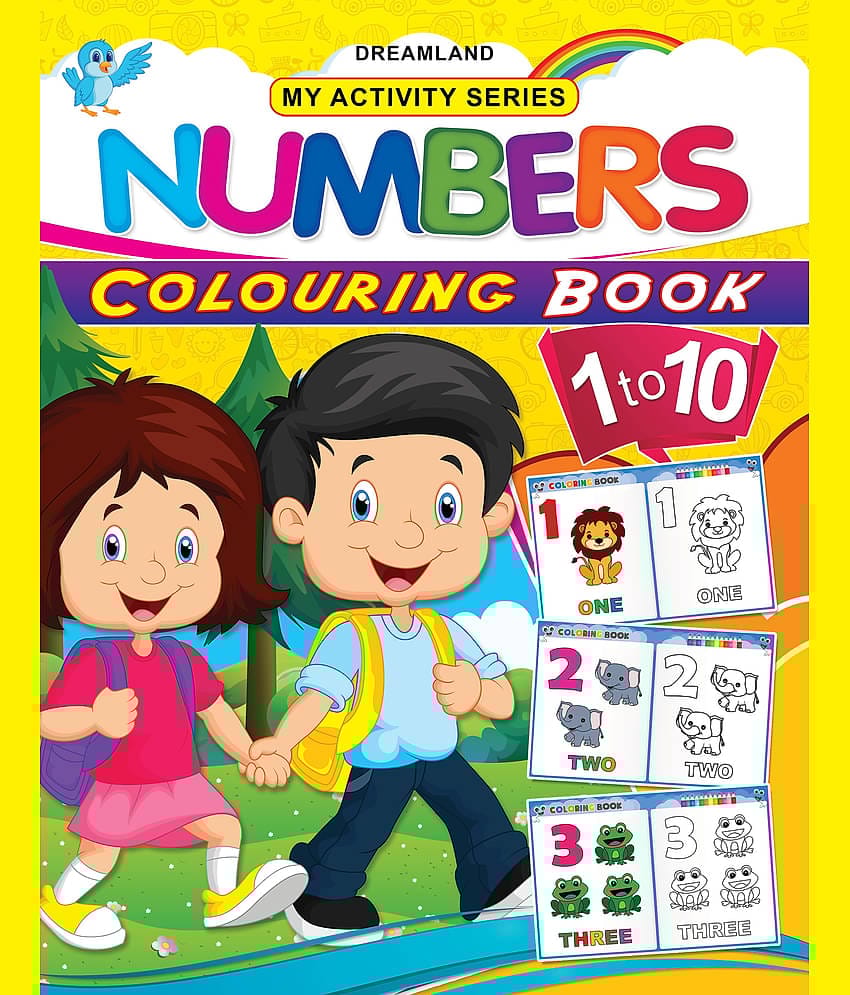 My Activity- Numbers Colouring Book - Interactive & Activity  Book