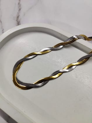 Twisted Viper Necklace- Dual