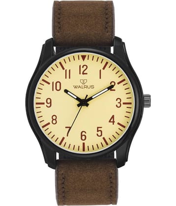 Walrus Simon Off-White Color Analog Men Watch-WWM-SMN-300902