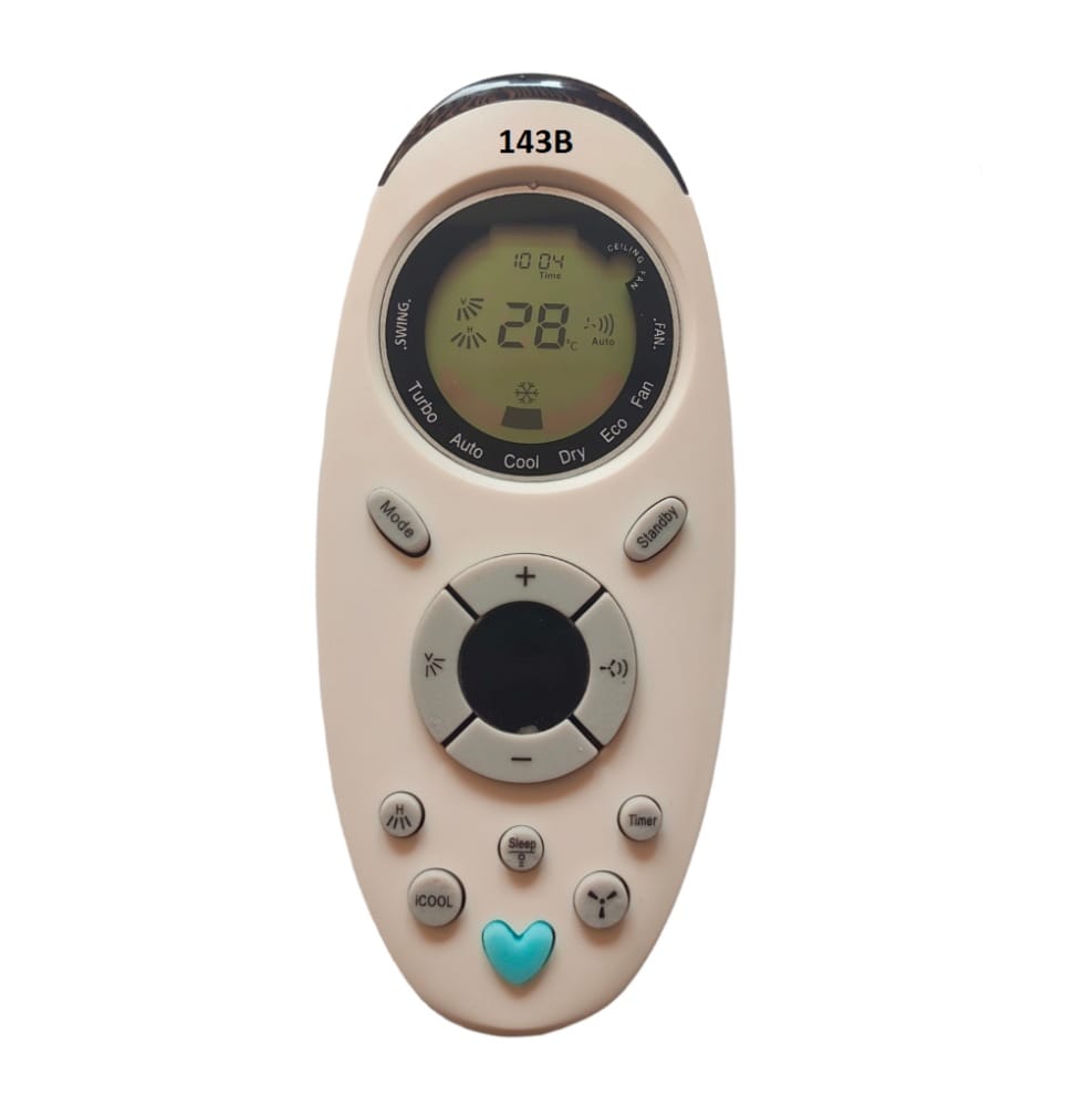 Remote No.143(B), Compatible with Onida AC Remote Control (Exactly Same Remote will Only Work)