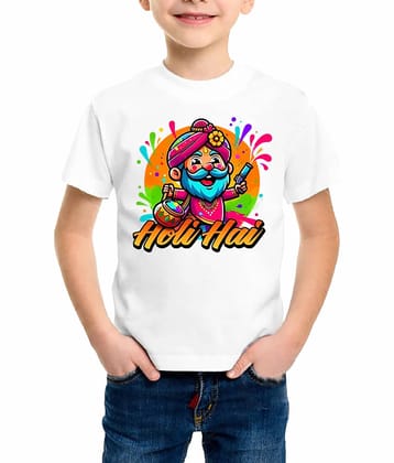 PrintMall Pack of 3 Boys Cotton Blend T-Shirt ( White )