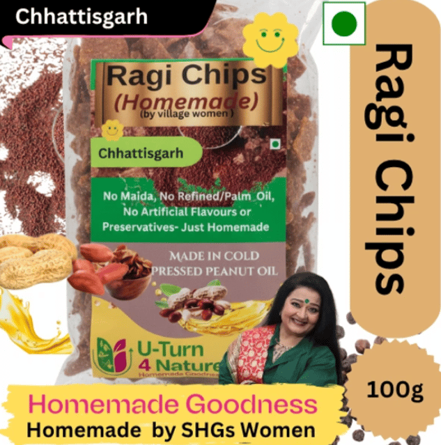Ragi Chips Homemade