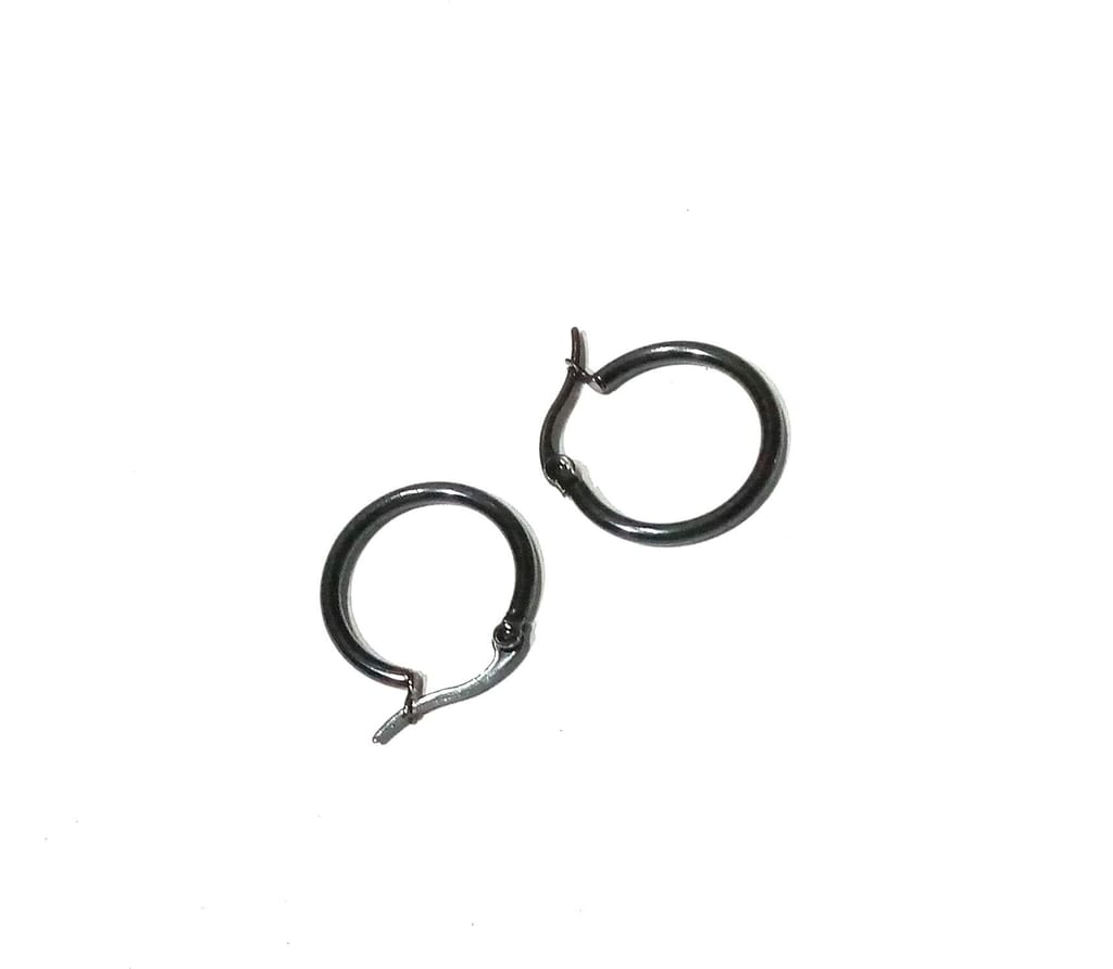 Nawani 1 Pair Mens Jewellery Black Studs Earring/Earring for Men/Boys/Boyfriend. - Earrings | Buy online on ZillyBuy