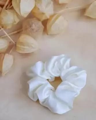 Elecsera Silk Scrunchies Hair Tie Elastic Large Hair Bands Rubber Band (Multicolor)