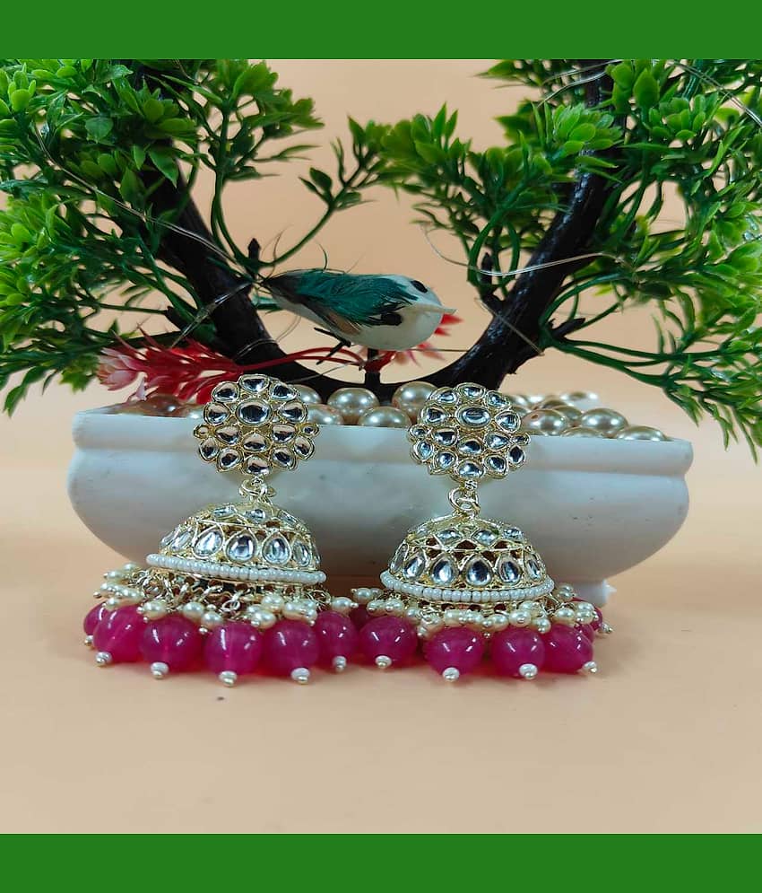 Jiyanshi fashion Multi Color Jhumki Earrings ( Pack of 1 )