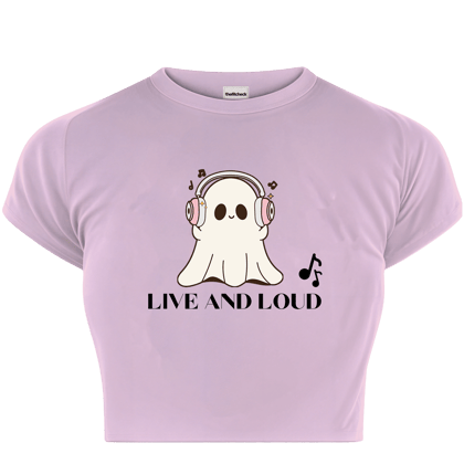 LIVE AND LOUD BABY TEE-XS