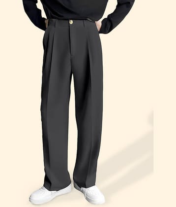 FTX Loose Pleated Men's Formal Trouser - Dark Green ( Pack of 1 )