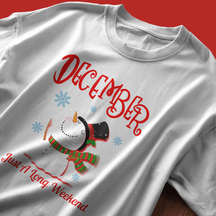 December - A Long Weekend-White / XS