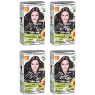 Garnier Color Naturals Cream Brown 4 Hair Color - 35ml+30g (Pack Of 4)