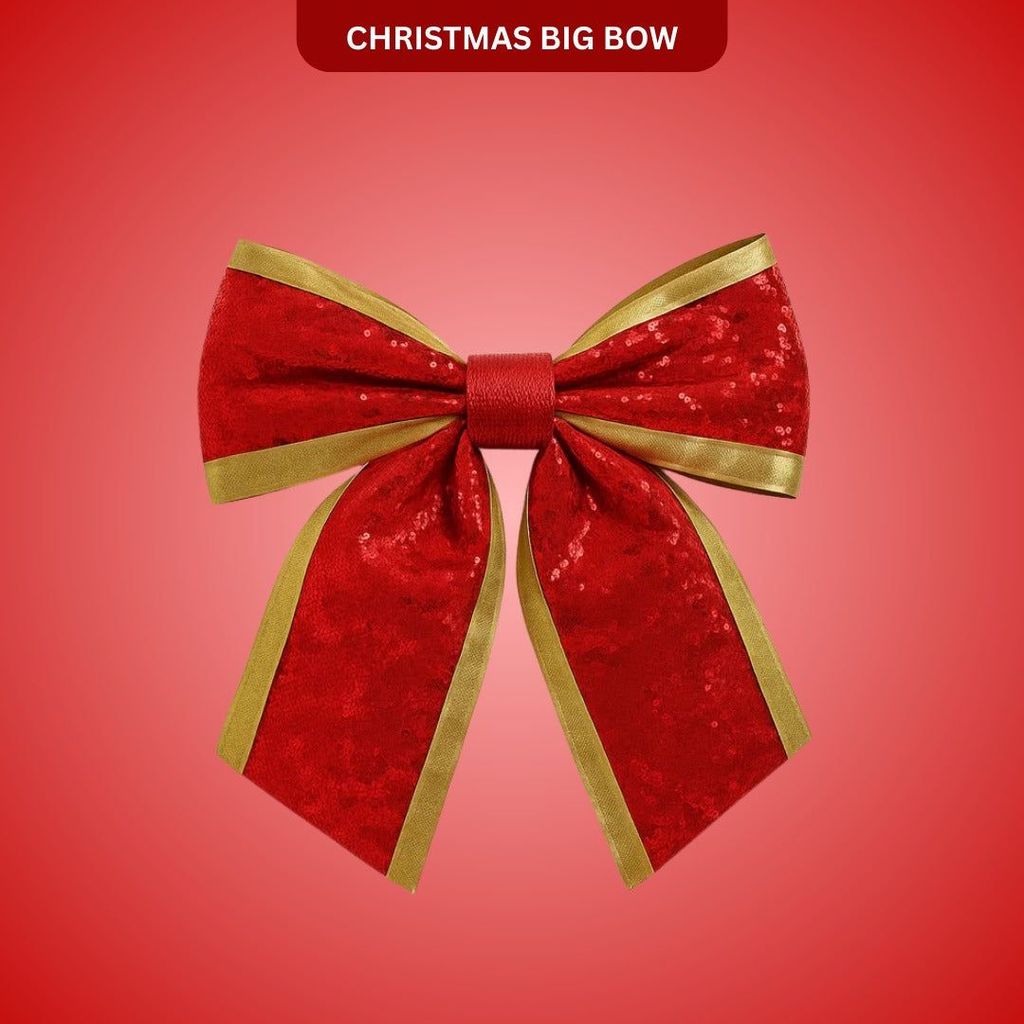 Christmas Big Bow Decoration - Party and Festive Needs | Buy online on ZillyBuy