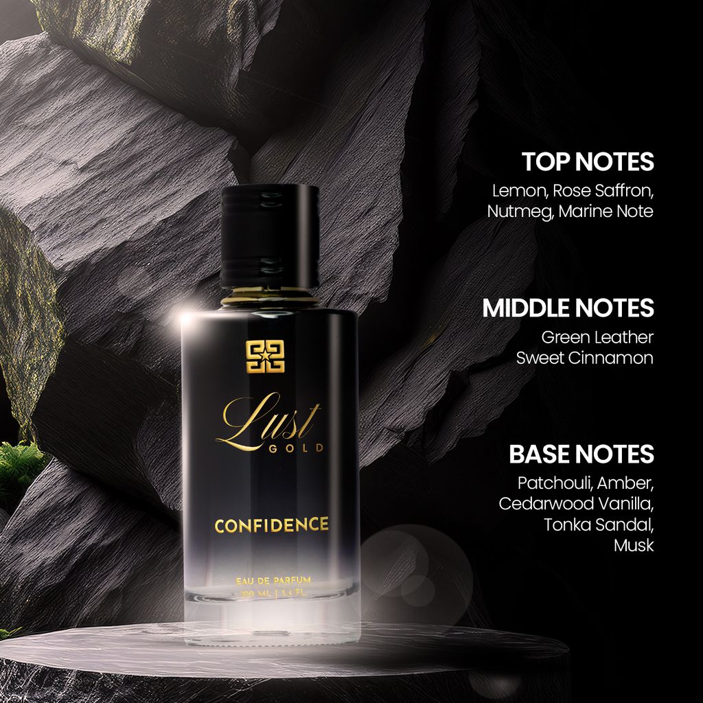 STARSTRUCK BY SUNNY LEONE Confidence by Lust Gold, EDP Perfume for Men