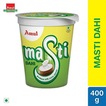 Amul Masti Dahi, 400 g Cup 