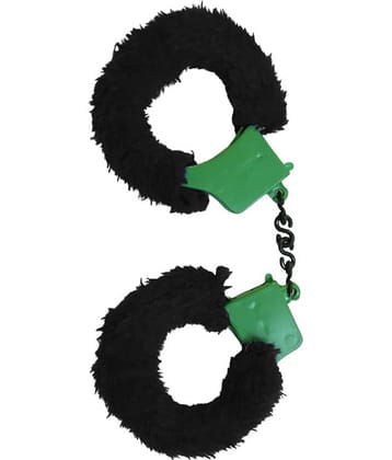 Kaku Fancy Dresses Handcuffs Toy Police Cop Sheriff Officer for Kids Role Play Handcuffs Toy for Kids Pretend Play - Black, Free, Unisex