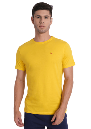 Mens Premium Cotton Half Sleeve Crew Neck T-Shirts-XL