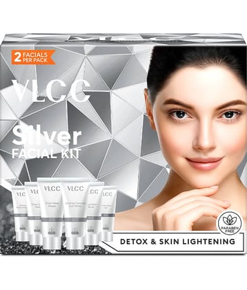 VLCC 2 Times Use Facial Kit For All Skin Type Silver 60 ( Pack of 1 )